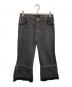 PINK HOUSE（ピンクハウス）の古着「デニムパンツ」｜ブラック