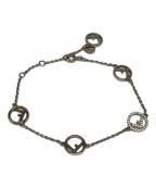 FENDIフェンディ）の古着「エフイズフェンディブレスレット」｜シルバー