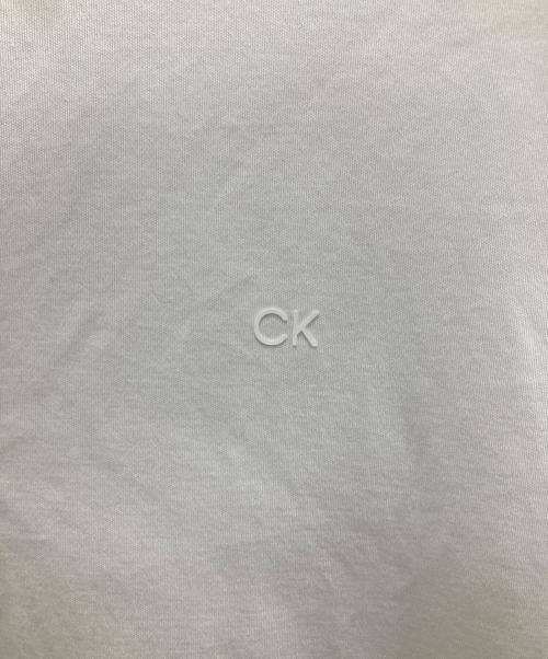 Calvin Klein（カルバンクライン）Calvin Klein (カルバンクライン) ポロシャツ ホワイト サイズ:L 未使用品の古着・服飾アイテム