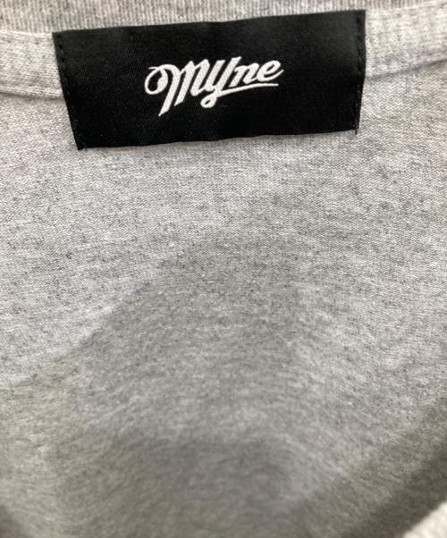 myne（マイン）myne (マイン) 半袖Tシャツ グレー サイズ:Mの古着・服飾アイテム