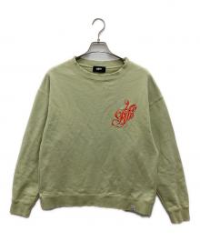 myne（マイン）の古着「刺繍スウェット」｜グリーン