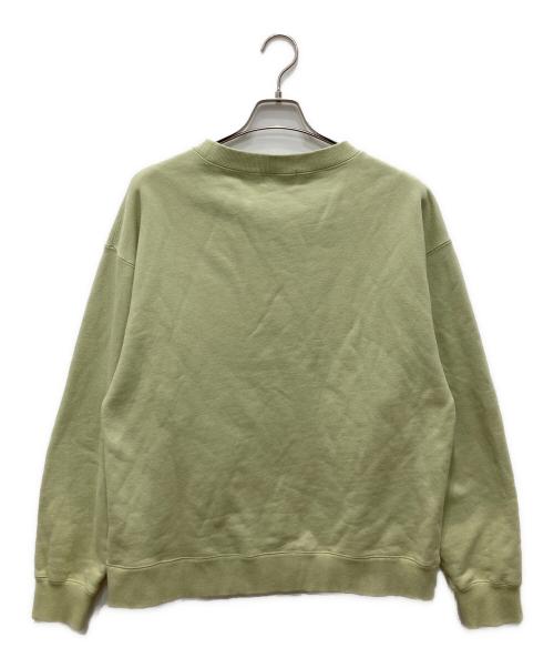 myne（マイン）MYNE (マイン) 刺繍スウェット グリーン サイズ:Mの古着・服飾アイテム