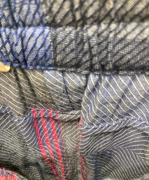 tamaki niime（タマキ ニイメ）tamaki niime (タマキ ニイメ) ランダムテキスタイルスカート ネイビー サイズ:表記無し(実寸ご確認ください）の古着・服飾アイテム