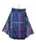 tamaki niime (タマキ ニイメ) ランダムテキスタイルスカート ネイビー サイズ:表記無し(実寸ご確認ください）：7000円