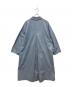 COLLAGE GALLARDAGALANTE (コラージュ ガリャルダガランテ) ステンカラーコート ブルー サイズ:F：3000円