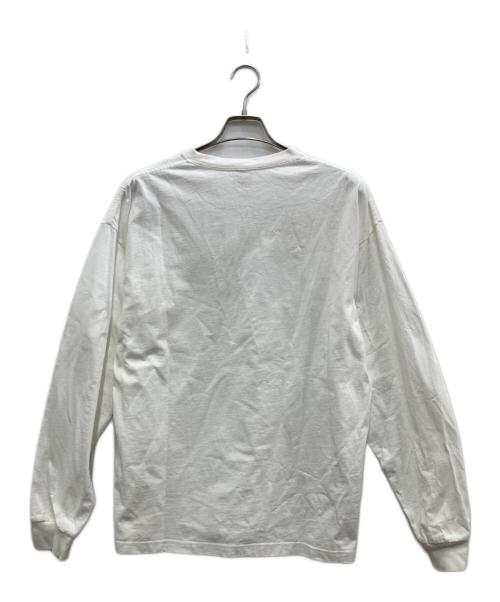 BRENTS（ブレント）BRENTS (ブレント) ロングカットソー ホワイト サイズ:LARGEの古着・服飾アイテム