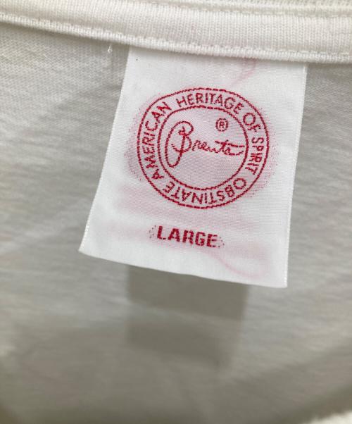 BRENTS（ブレント）BRENTS (ブレント) ロングカットソー ホワイト サイズ:LARGEの古着・服飾アイテム