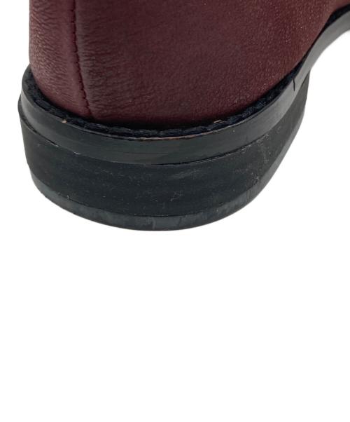 CLARKS（クラークス）CLARKS (クラークス) レザースリッポン バーガンディー サイズ:23.5の古着・服飾アイテム