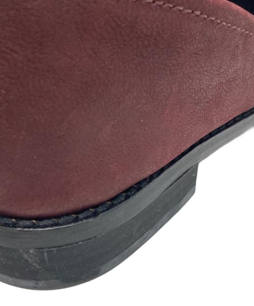 CLARKS（クラークス）CLARKS (クラークス) レザースリッポン バーガンディー サイズ:23.5の古着・服飾アイテム