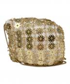 Pondichery×SLOBE IENAポンディシェリ×スローブ イエナ）の古着「メタルショルダーバッグ」｜ゴールド