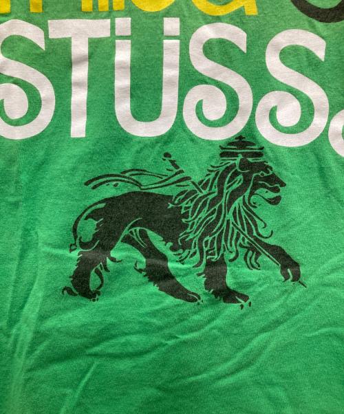 stussy（ステューシー）stussy (ステューシー) プリントカットソー グリーン サイズ:Lの古着・服飾アイテム