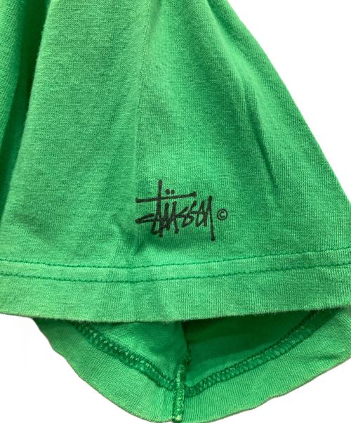 stussy（ステューシー）stussy (ステューシー) プリントカットソー グリーン サイズ:Lの古着・服飾アイテム