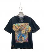 glamb×ジョジョの奇妙な冒険グラム×ジョジョノキミョウナボウケン）の古着「ザワールドTシャツ」｜ブラック