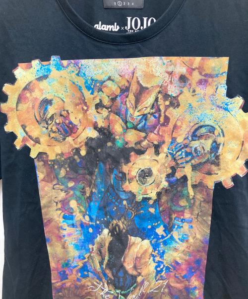 glamb（グラム）glamb (グラム) ジョジョの奇妙な冒険 (ジョジョノキミョウナボウケン) ザワールドTシャツ ブラック サイズ:1の古着・服飾アイテム