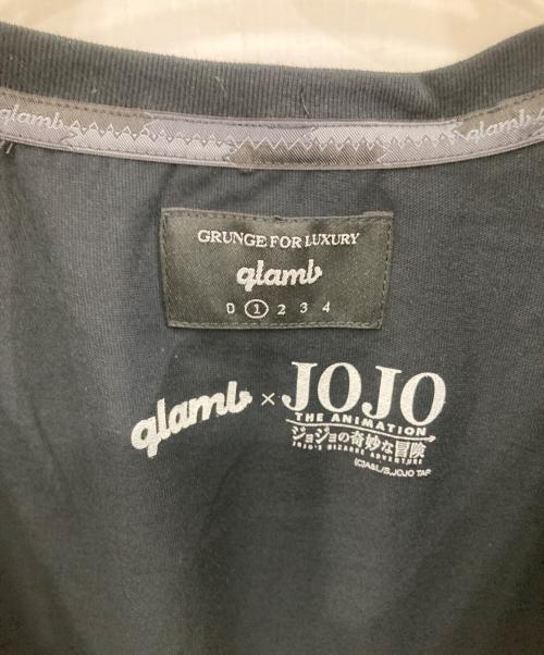 glamb（グラム）glamb (グラム) ジョジョの奇妙な冒険 (ジョジョノキミョウナボウケン) ザワールドTシャツ ブラック サイズ:1の古着・服飾アイテム