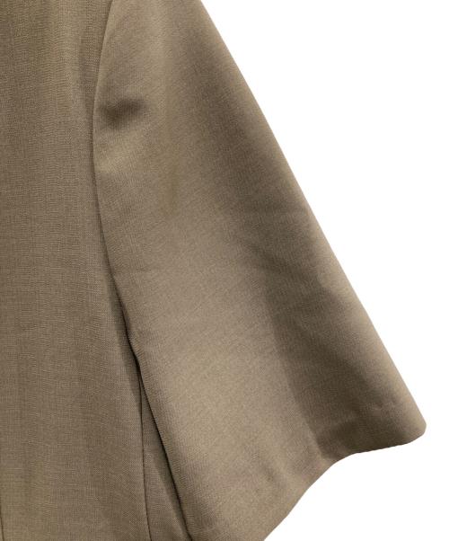 TRANOI（トラノイ）tranoi (トラノイ) ショートスリーブテーラードJK ベージュ サイズ:1の古着・服飾アイテム