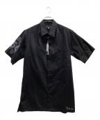 Y's for menワイズフォーメン）の古着「HALF SLEEVE SHIRT/ハーフ スリーブ シャツ」｜ブラック