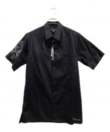 Y's for men（ワイズフォーメン）の古着「HALF SLEEVE SHIRT/ハーフ スリーブ シャツ」｜ブラック