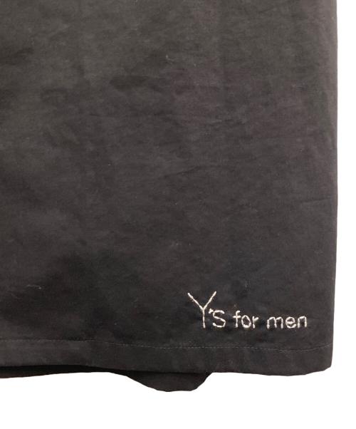 Y's for men（ワイズフォーメン）Y'S for men (ワイズフォーメン) HALF SLEEVE SHIRT/ハーフ スリーブ シャツ ブラック サイズ:2 未使用品の古着・服飾アイテム