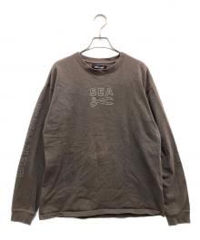 WIND AND SEA×Denham（ウィンダンシー×デンハム）の古着「プリントカットソー」｜ブラウン