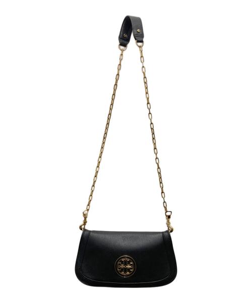 TORY BURCH（トリーバーチ）TORY BURCH (トリーバーチ) チェーンショルダーバッグ ブラックの古着・服飾アイテム