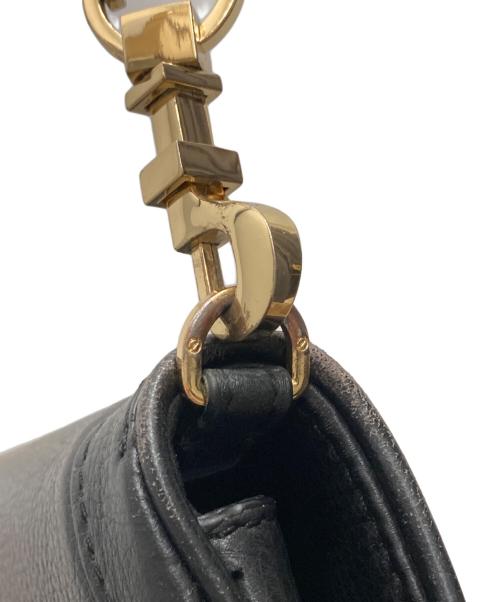TORY BURCH（トリーバーチ）TORY BURCH (トリーバーチ) チェーンショルダーバッグ ブラックの古着・服飾アイテム