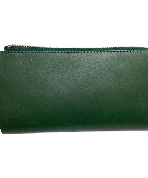 PELLEZA（ペレザ）PELLEZA (ペレザ) 栃木レザー長財布 グリーンの古着・服飾アイテム