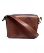 MOTHERHOUSEマザーハウス）の古着「アンティーク B5 ショルダー」｜ブラウン