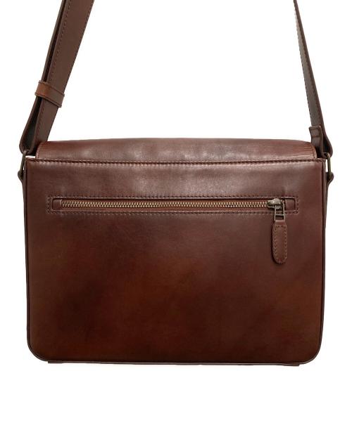 MOTHERHOUSE（マザーハウス）MOTHERHOUSE (マザーハウス) アンティーク B5 ショルダー ブラウンの古着・服飾アイテム