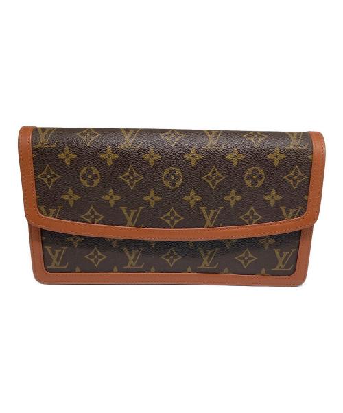 LOUIS VUITTON（ルイ ヴィトン）LOUIS VUITTON (ルイ ヴィトン) ポシェットダムGM セカンドバッグ ブラウンの古着・服飾アイテム