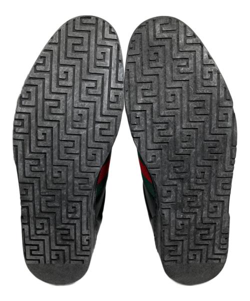 GUCCI（グッチ）GUCCI (グッチ) シェリーラインスニーカー ブラック サイズ:40の古着・服飾アイテム