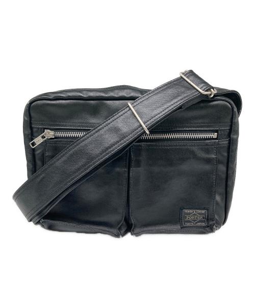 PORTER（ポーター）PORTER (ポーター) フリースタイルショルダーバッグ ブラックの古着・服飾アイテム
