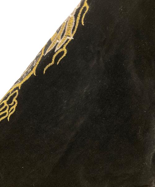 hoshihime（ホシヒメ）hoshihime (ホシヒメ) 刺繍ベロアスカジャン ブラック サイズ:LLの古着・服飾アイテム