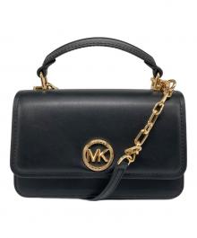 MICHAEL KORS（マイケル・コース）の古着「DELANCEYトップハンドルチェーンクロスボディスモール」｜ブラック
