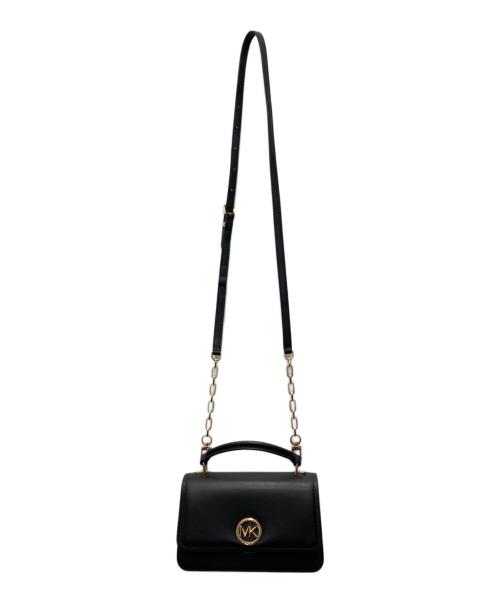 MICHAEL KORS（マイケル・コース）MICHAEL KORS (マイケルコース) DELANCEYトップハンドルチェーンクロスボディスモール ブラックの古着・服飾アイテム