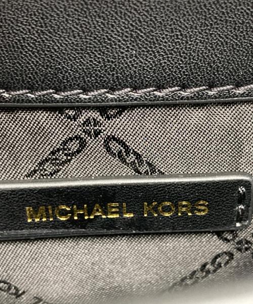 MICHAEL KORS（マイケル・コース）MICHAEL KORS (マイケルコース) DELANCEYトップハンドルチェーンクロスボディスモール ブラックの古着・服飾アイテム