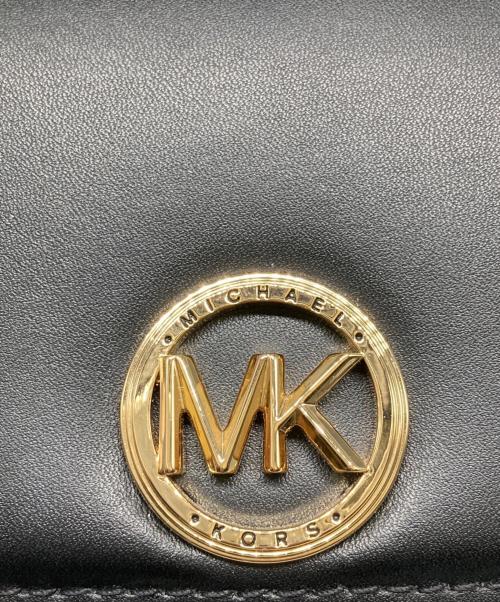 MICHAEL KORS（マイケル・コース）MICHAEL KORS (マイケルコース) DELANCEYトップハンドルチェーンクロスボディスモール ブラックの古着・服飾アイテム
