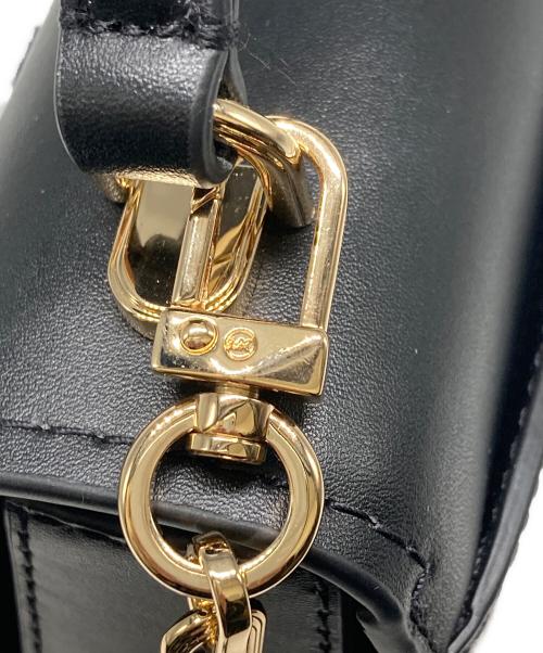 MICHAEL KORS（マイケル・コース）MICHAEL KORS (マイケルコース) DELANCEYトップハンドルチェーンクロスボディスモール ブラックの古着・服飾アイテム