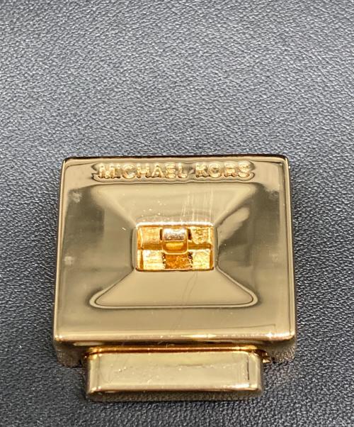 MICHAEL KORS（マイケル・コース）MICHAEL KORS (マイケルコース) DELANCEYトップハンドルチェーンクロスボディスモール ブラックの古着・服飾アイテム