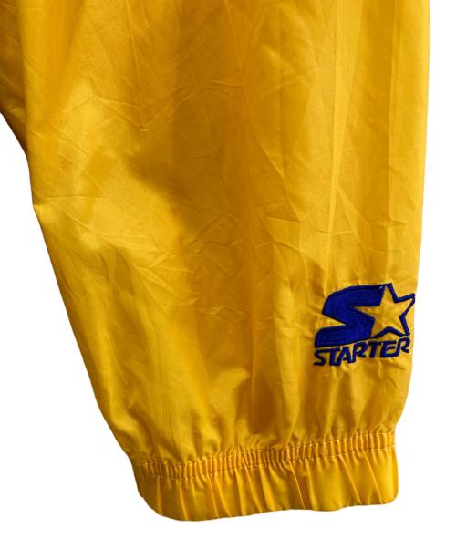 STARTER（スターター）STARTER (スターター) 00'sナイロンジャケット ブルー×イエロー サイズ:XLの古着・服飾アイテム