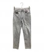 LEVI'Sリーバイス）の古着「90sケミカルウォッシュ デニムパンツ」｜ホワイト