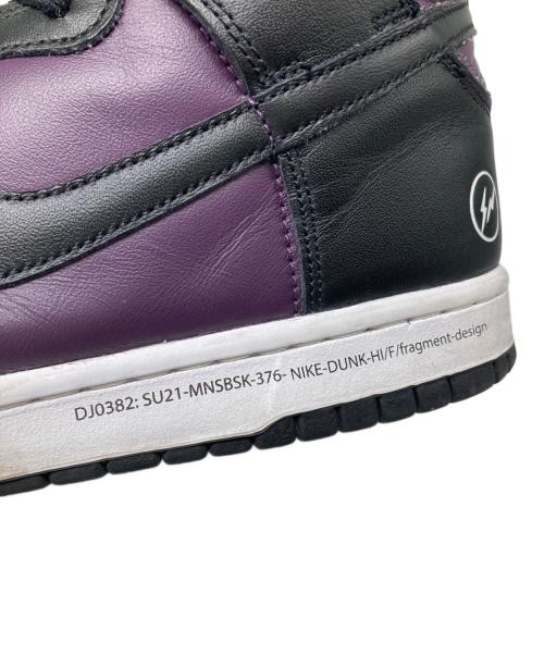 NIKE（ナイキ）NIKE (ナイキ) FRAGMENT DESIGN (フラグメントデザイン) ハイカットスニーカー パープル サイズ:26.5cmの古着・服飾アイテム