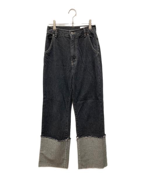 CAPRICIEUX LE'MAGE（カプリシューレマージュ）CAPRICIEUX LE'MAGE (カプリシューレマージュ) ロールアップストレートデニムパンツ インディゴ サイズ:38の古着・服飾アイテム