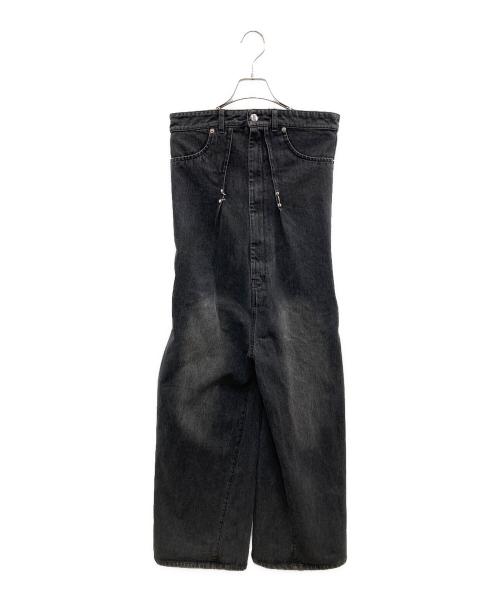 Knuth Marf（クヌースマーフ）Knuth Marf (クヌースマーフ) レースアップオールインワン インディゴ サイズ:XSの古着・服飾アイテム