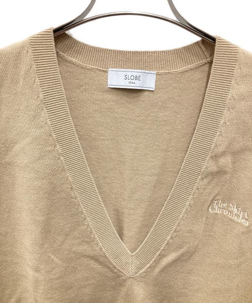 SLOBE IENA（スローブ イエナ）SLOBE IENA (スローブ イエナ) The Skirt Chronicles (スカート クロニクルズ) ニットベスト ベージュ サイズ:Freeの古着・服飾アイテム