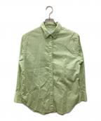 SLOBE IENAスローブ イエナ）の古着「リネン混シャツ」｜グリーン
