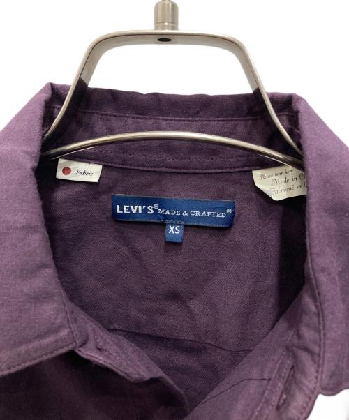LEVI'S MADE&CRAFTED（リーバイスメイドクラフテッド）LEVI'S MADE&CRAFTED (リーバイスメイドクラフテッド) BISHOP ブラウス/ビショップ ブラウス パープル サイズ:XSの古着・服飾アイテム