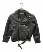 beautiful peopleビューティフルピープル）の古着「ダブルライダースジャケット」｜ブラック