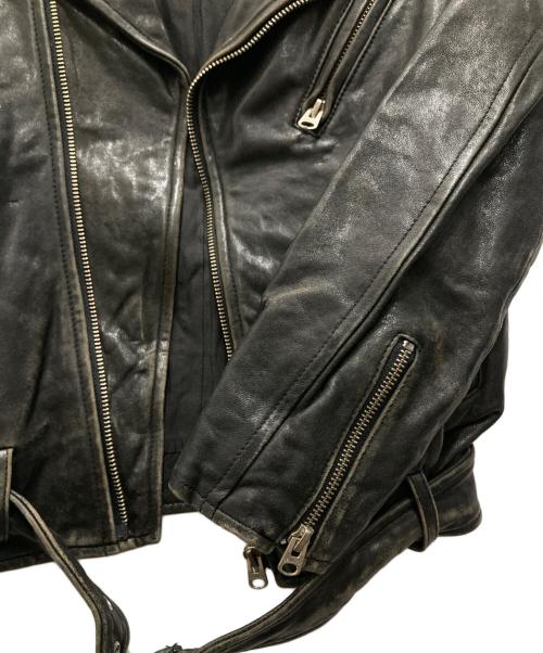 beautiful people（ビューティフルピープル）beautiful people (ビューティフルピープル) ダブルライダースジャケット ブラック サイズ:140の古着・服飾アイテム