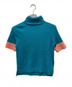 MAX&Co.マックスアンドコー）の古着「S/Sカシミヤタートルネックニット」｜ブルー